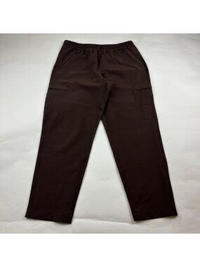 Old Navy French Roast Stretch Tech Cargo Ankle Pant M